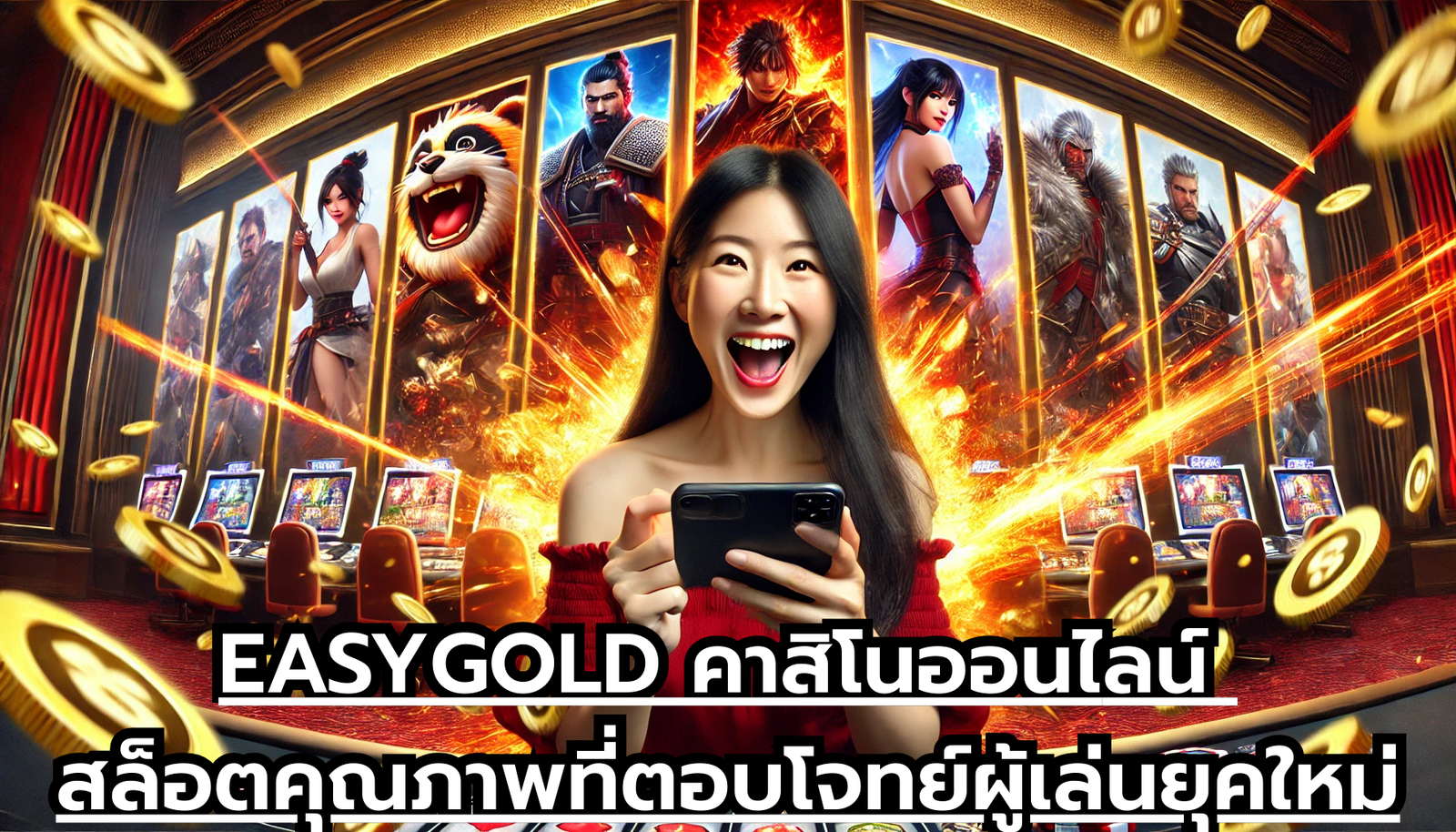 EASYGOLD คาสิโนออนไลน์ สล็อตคุณภาพที่ตอบโจทย์ผู้เล่นยุคใหม่