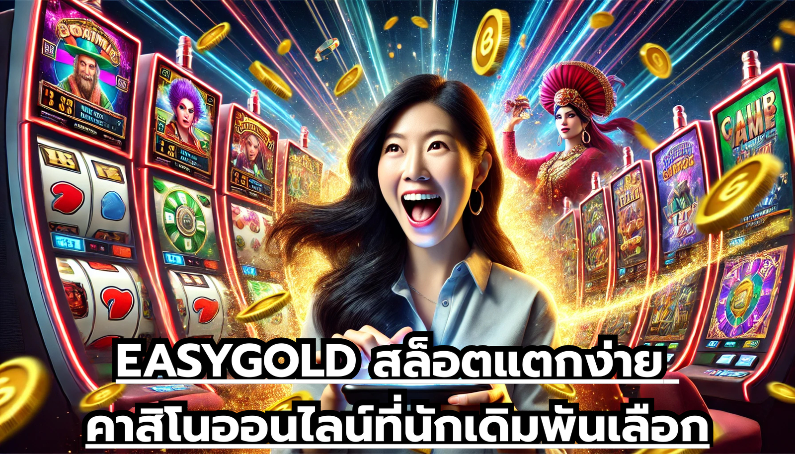 EASYGOLD สล็อตแตกง่าย คาสิโนออนไลน์ที่นักเดิมพันเลือก