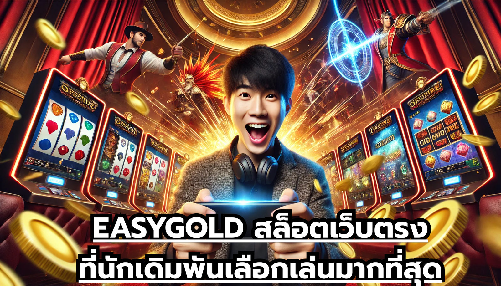 EASYGOLD สล็อตเว็บตรงที่นักเดิมพันเลือกเล่นมากที่สุด