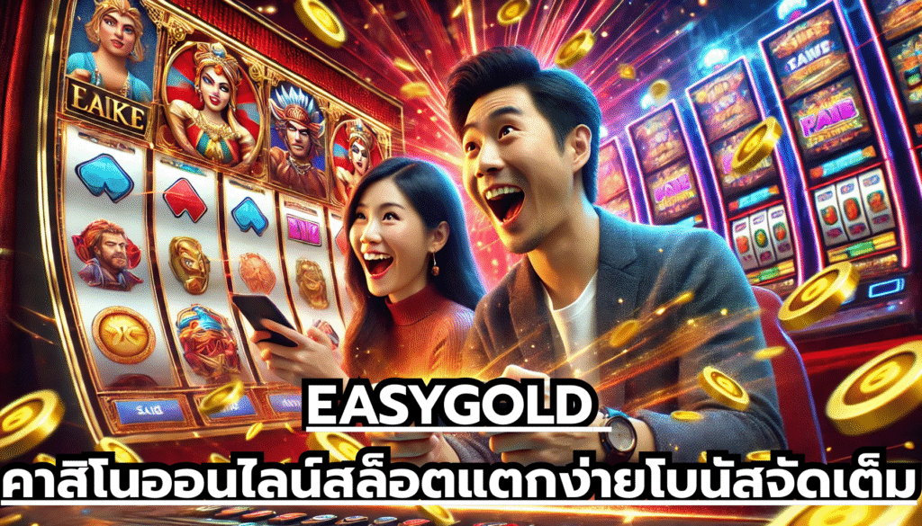 EASYGOLD คาสิโนออนไลน์ สล็อตแตกง่าย โบนัสจัดเต็ม