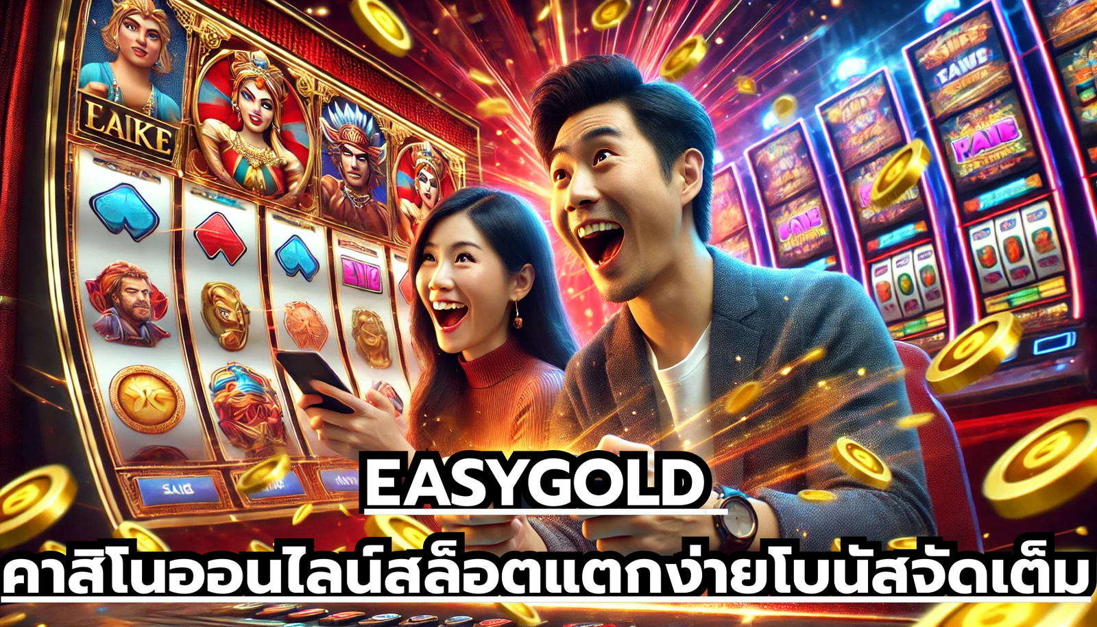 EASYGOLD คาสิโนออนไลน์ สล็อตแตกง่าย โบนัสจัดเต็ม