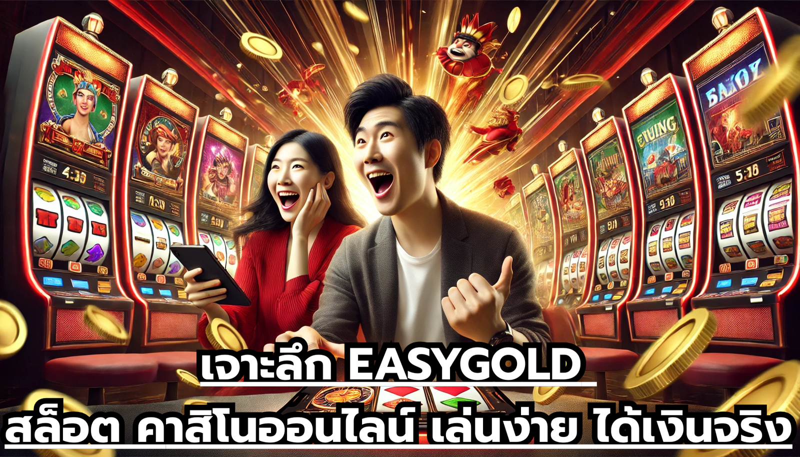เจาะลึก EASYGOLD สล็อต คาสิโนออนไลน์ เล่นง่าย ได้เงินจริง