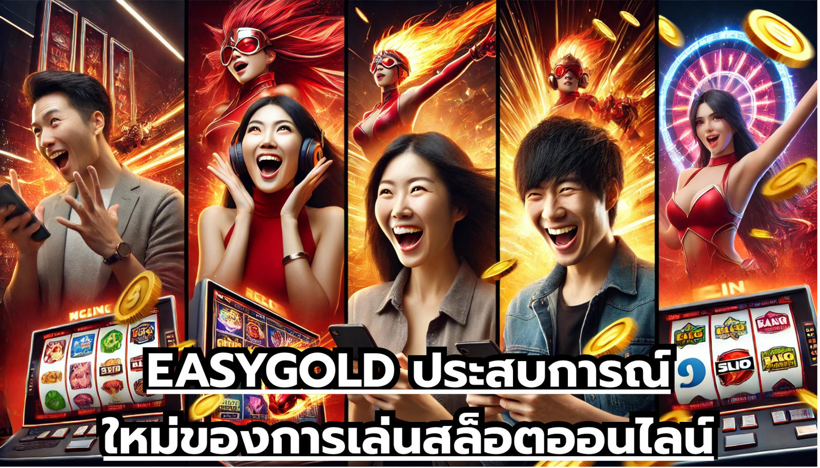 EASYGOLD ประสบการณ์ใหม่ของการเล่นสล็อตออนไลน์