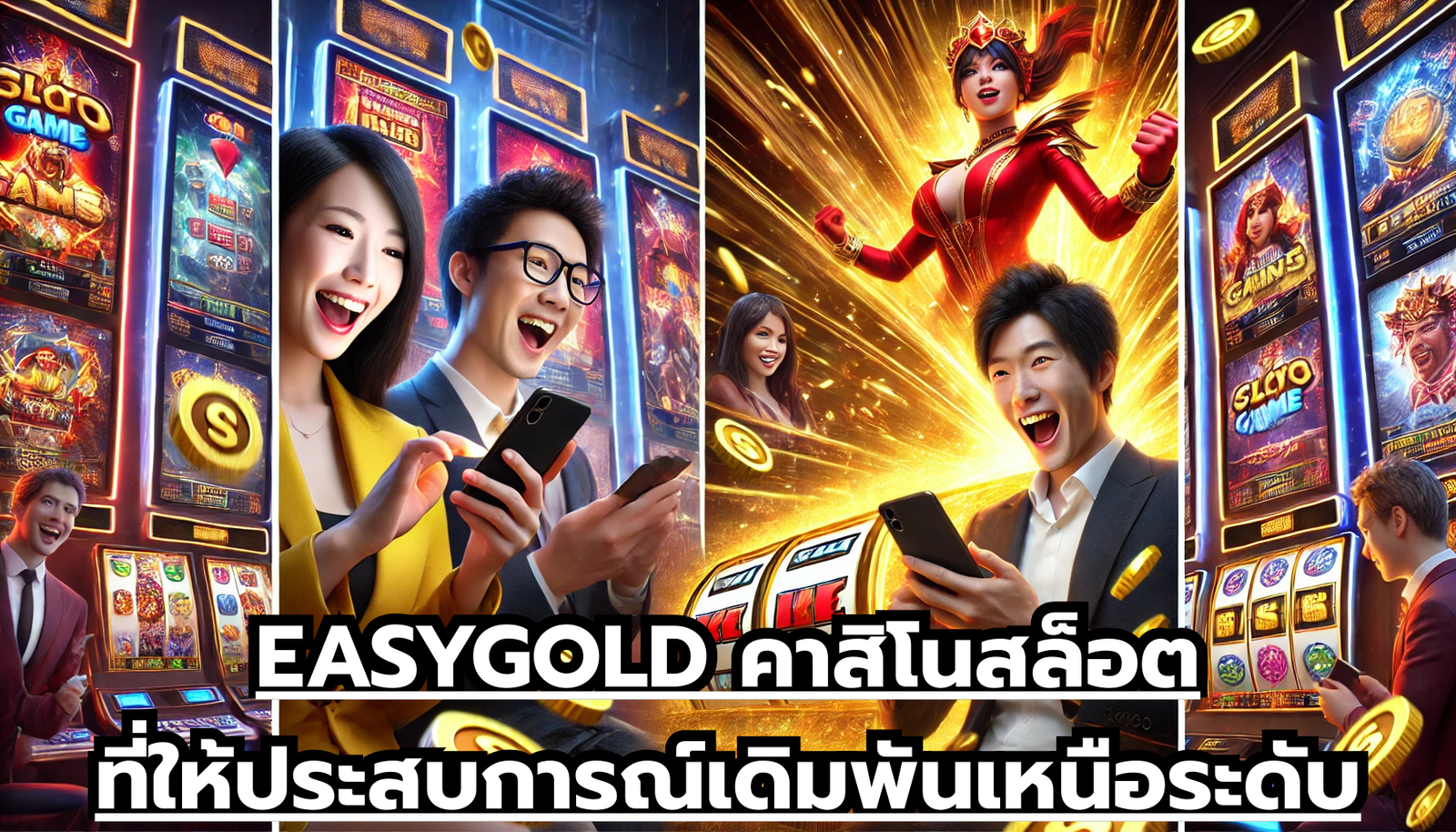 EASYGOLD คาสิโนสล็อตที่ให้ประสบการณ์เดิมพันเหนือระดับ